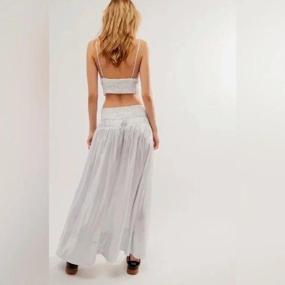 Free People Ivory Combo Aster 2PC Boho Skirt Set NEW Skirt Sets